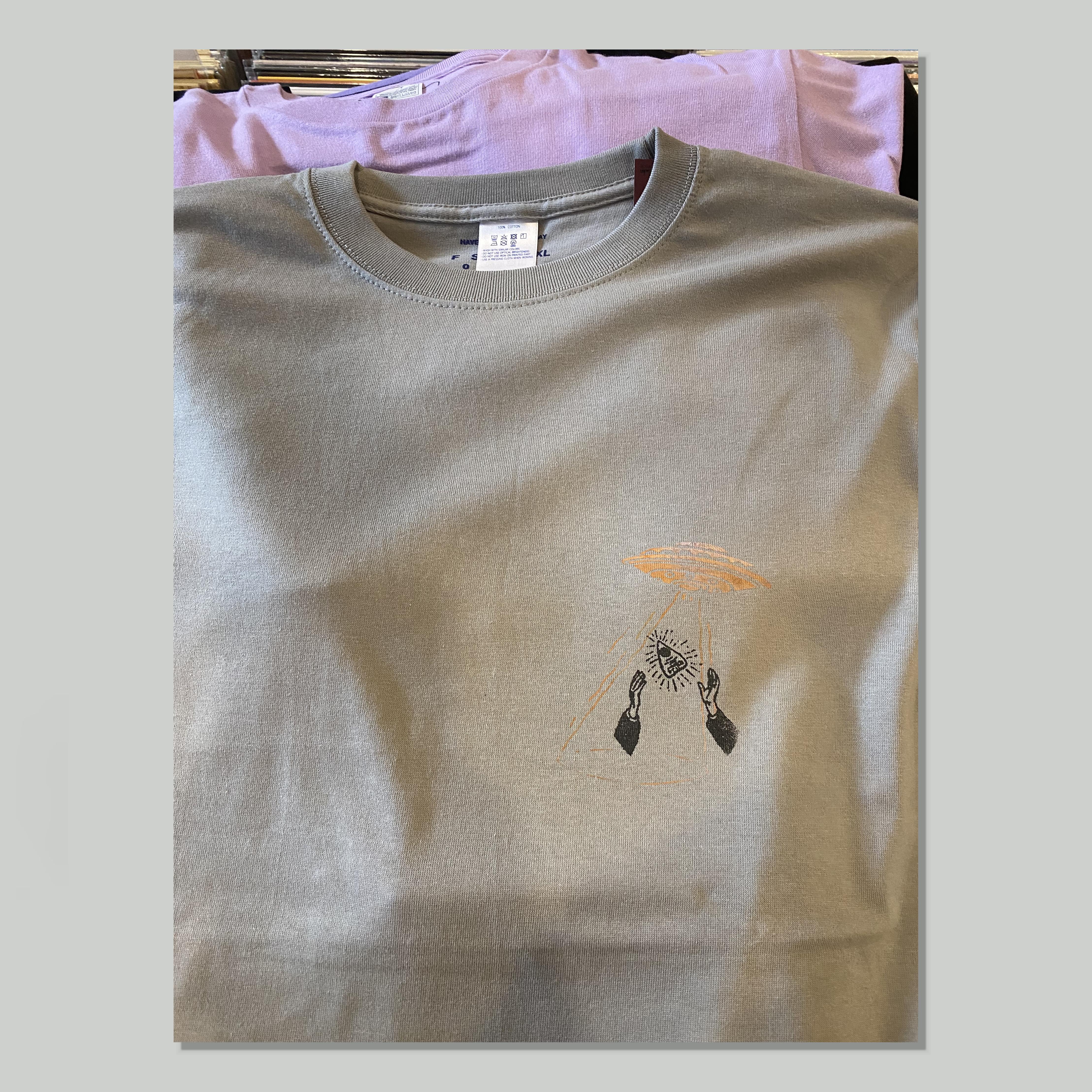 Mt.Chills - “Tiger mystery” LongSleeve StoneGry Size:L : Long Sleeve T Shirt