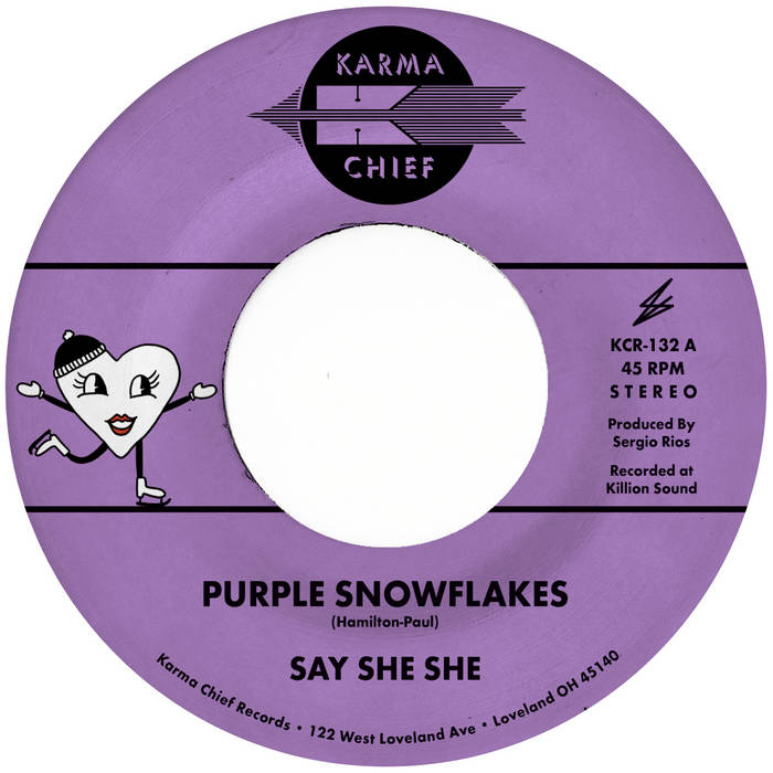 Say She She - Purple Snowflakes / This Wintertime : 7inch(Black)