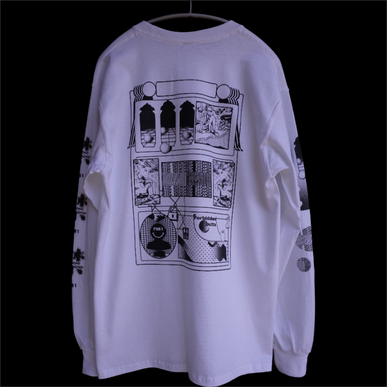 Mt.Chills - JIN-禁-LongSleeve T-shirt White Size L : LongSleeve T Shirt(Size:L)