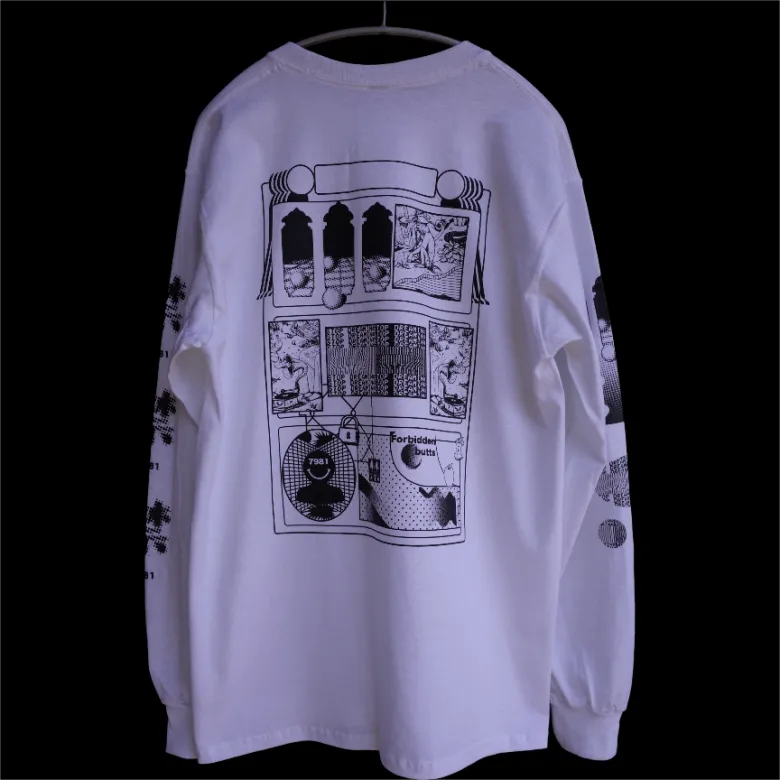 Mt.Chills - JIN-禁-LongSleeve T-shirt White Size L : LongSleeve T Shirt(Size:L)