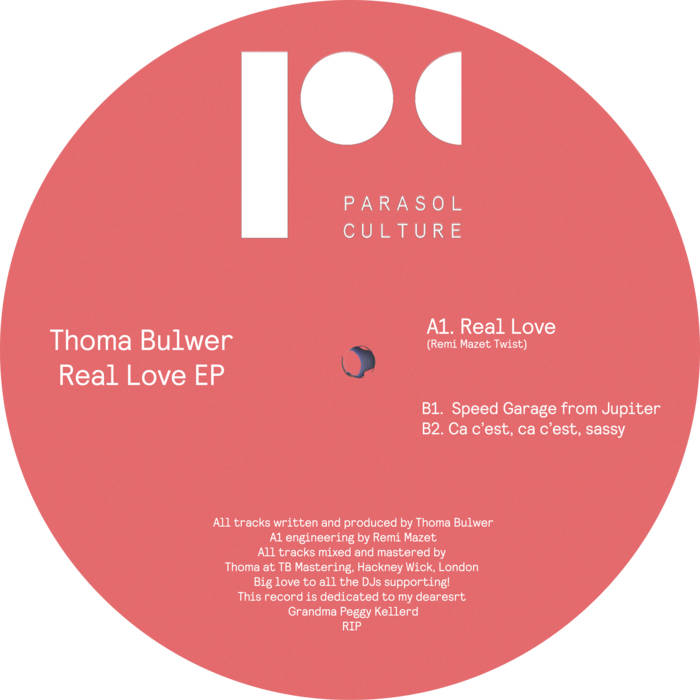 Thoma Bulwer - Real Love EP : 12inch