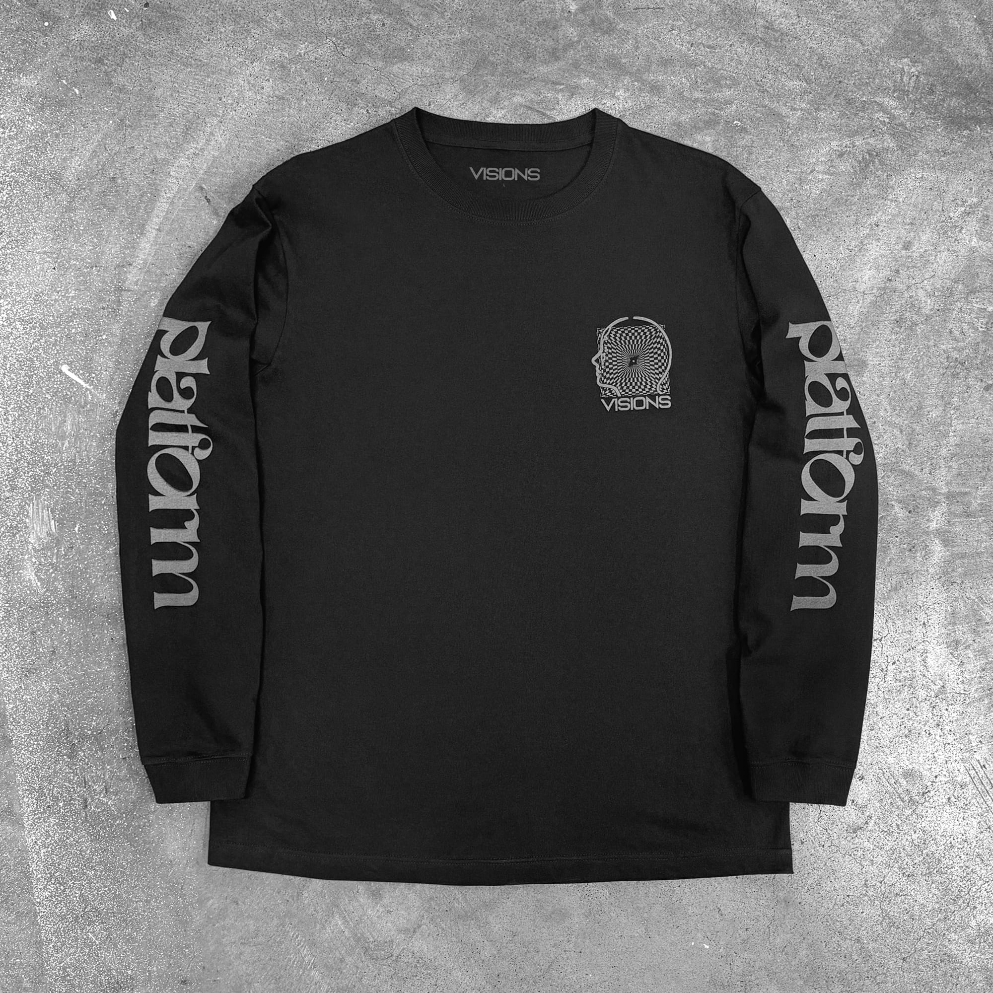 IPPI VISIONS - platform "BRAIN ALIVE" Long Sleeve T Size:L : LongSleeve T Shirt(Size:L)