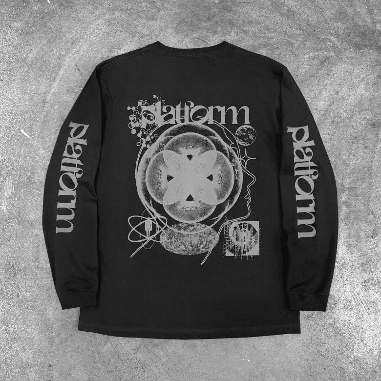 IPPI VISIONS - platform "BRAIN ALIVE" Long Sleeve T Size:L : LongSleeve T Shirt(Size:L)