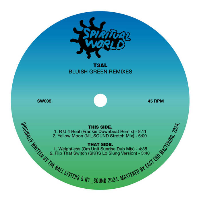 T3AL - Bluish Green Remixes : 12inch