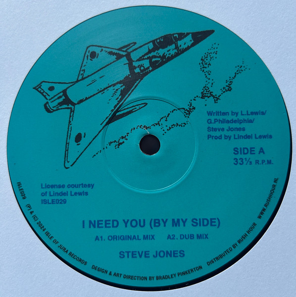 Steve Jones / Fat Boys U.K. - I Need You (By My Side) / The Challenge : 12inch