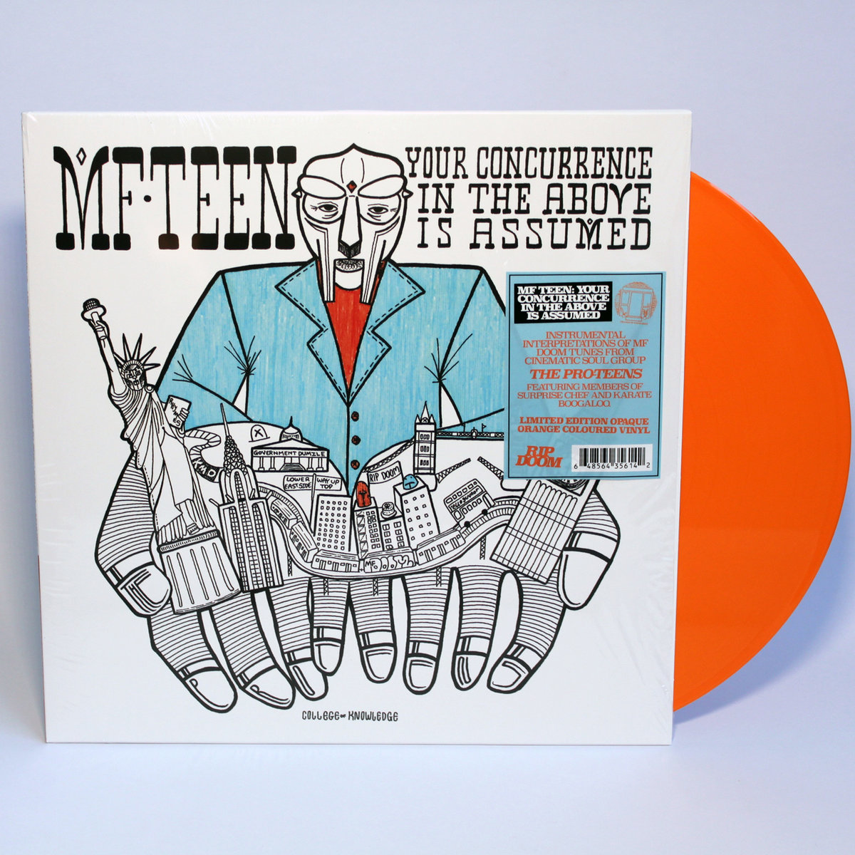 The Pro-Teens - MF TEEN: Your Concurrence In The Above Is Assumed Orange Vinyl (Orange Vinyl) : LP