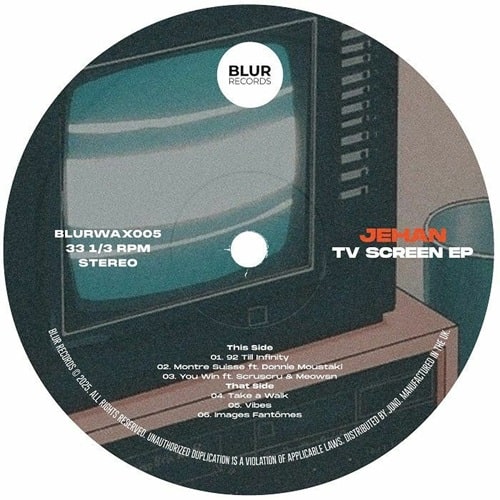 Jehan - TV Screen EP : 12inch