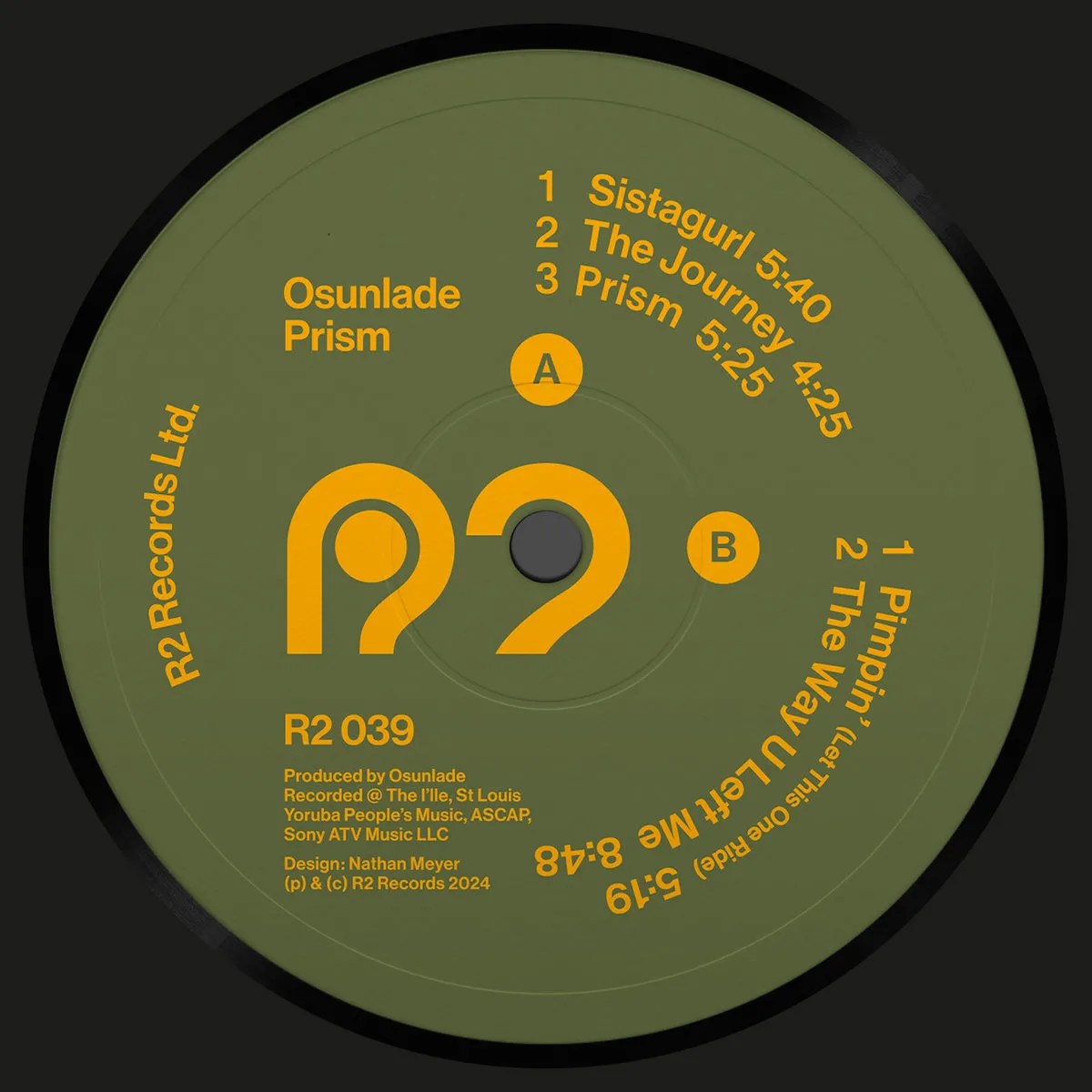 Osunlade - Prism EP : 12inch