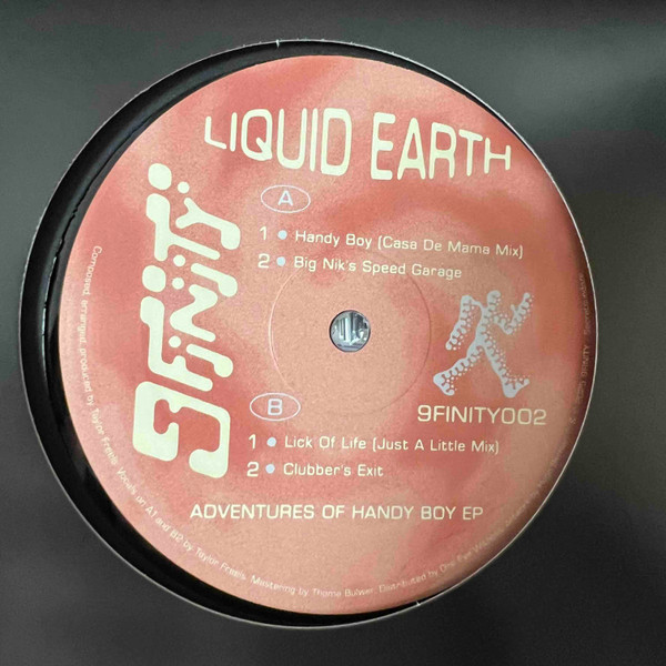 Liquid Earth - Adventures Of Handy Boy : 12inch