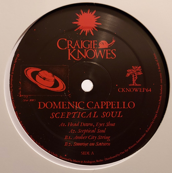 Domenic Cappello - Sceptical Soul : 12inch