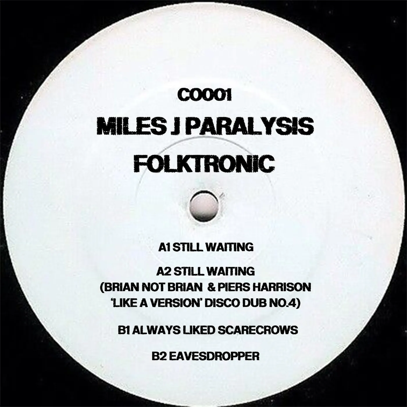 Miles J Paralysis - Folktronic : 12inch